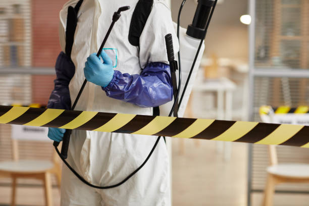 Professional Biohazard technician working in Ames, IA